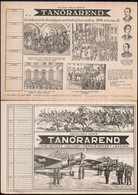 Cca 1920-1970 7 Db Régi Kitöltetlen órarend (Pataki-féle, Rejtvény órarend, Stb.) - Zonder Classificatie