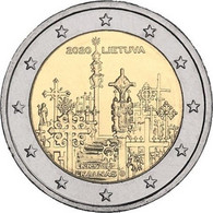 2 Euro LITUANIA 2020 LA COLINA DE LAS CRUCES - LITHUANIA - NUEVA - SIN CIRCULAR - NEUF - NEW 2€ - Litauen