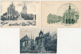 ** Erfurt - 3 Pre-1905 Postcards - Non Classificati