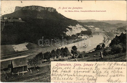 T2/T3 1904 Lilienstein (Sächsische Schweiz), An Bord Des Dampfers: Der Sächs.-Böhm. Dampfschiffahrts-Gesellschaft / Gene - Non Classificati