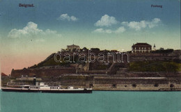 T2/T3 Beograd, Belgrád, Belgrade; Festung / Castle, Fortress, Steamship - From Postcard Booklet + "K.u.K. Militärgeneral - Non Classés