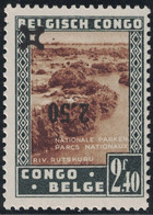 CONGO-BELGE - N°227 - VARIETE - SURCHARGE RENVERSE - ON JOINT LE NORMAL. - Ungebraucht