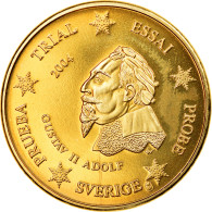 Suède, 20 Euro Cent, 2004, Unofficial Private Coin, SPL, Laiton - Privéproeven