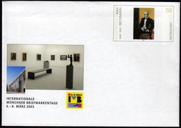 Germany 2003 / Postal Stationery / Max Beckmann, Painter / IMB International Munich Stamp's Day - Enveloppes - Neuves