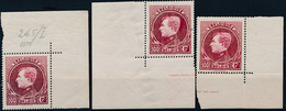 [** TB] N° 292/92B, 100F Lot De 3 Exemplaires Dont Tirage De Paris, Cdf - 1929-1941 Gran Montenez