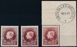 [** SUP] N° 292A (2x De Nuances Différentes) Et 292B. Lot Superbe - Cote: 120€ - 1929-1941 Gran Montenez