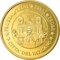 Vatican, 20 Euro Cent, 2011, Unofficial Private Coin, SPL, Laiton - Private Proofs / Unofficial