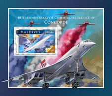 Maldives 2016  Commercial Service Of Concorde,airplanes - Maldives (1965-...)