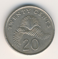 SINGAPORE 1993: 20 Cents, KM 101 - Singapour