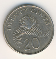 SINGAPORE 1988: 20 Cents, KM 52 - Singapour