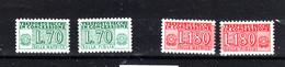 Italia   -   1966.  Pacchi In Concessione 1966 . I Valori 70 £  E  180 £  Freschi  MNH - Colis-concession