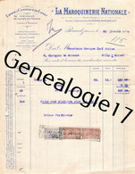 96 2731 BELGIQUE PERUVELZ HAINAUT 1924 LA MAROQUINERIE NATIONALE Ets ALPHONSE MERCIER Laines A Matelas - Old Professions