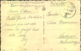 1938,, Frühe FELDPOST-Karte Mit Normstempel 11.10.38 Aus Eger, SUDETENLAND - Autres & Non Classés