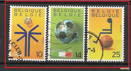 BELGIO / BELGIUM/  BELGIQUE  -    1990 Sport  Sport - Special Olympics  Ø - Used Stamps