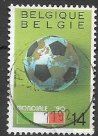 BELGIO / BELGIUM/  BELGIQUE  -    1990 Sport  Sport - Special Olympics FOOTBALL  Ø - Used Stamps