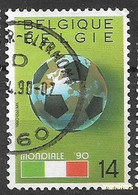 BELGIO / BELGIUM/  BELGIQUE  -    1990 Sport  Sport - Special Olympics FOOTBALL  Ø - Used Stamps