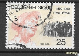 BELGIO / BELGIUM/  BELGIQUE  -   1990 The 100th Anniversary Of The 1. May Celebrations .    Ø - Used Stamps