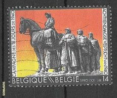 BELGIO / BELGIUM/  BELGIQUE  - 1990 The 50th Anniversary Of The "18 Days Campaign" .    Ø - Used Stamps