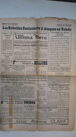 JOURNAL DE BOLIVIE / ULTIMA HORA / La Paz, 11 De Mayo De 1937 - Unclassified