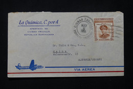 DOMINICAINE - Enveloppe Commerciale De Ciudad Trujillo En 1959 Pour L 'Allemagne - L 79722 - República Dominicana