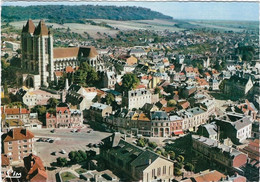 Delcampe - 60  Noyon   Vue Aerienne -  Place Centrale - Noyon