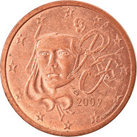 France, 2 Euro Cent, 2009, Paris, SUP, Copper Plated Steel, KM:1283 - France