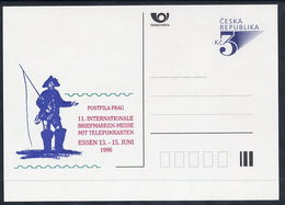 CZECH REPUBLIC 1996 3 Kc. Postcard ESSEN '96, Unused.  Michel P19-A2 - Postkaarten