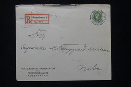 DANEMARK - Enveloppe En Recommandé De Copenhague En 1931 Pour Nibe - L 79758 - Luchtpostzegels