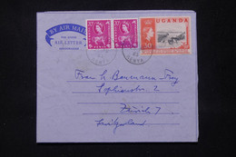 OUGANDA - Aérogramme De Rongai Pour La Suisse En 1963 - L 79770 - Uganda (1962-...)