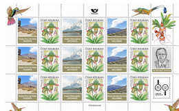 Czech Republic 2020 -  Nice Czech Vulkanologist Petr Jakes, PhD, Special Cupons In Stamp, MS, MNH - Volcans