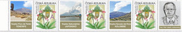 Czech Republic 2020 -  Nice Czech Vulkanologist Petr Jakes, PhD, Set Of 3 Special Cupons In Stamps, Strip, MNH - Volcans