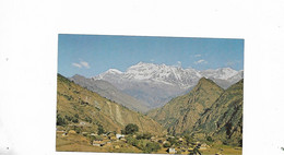 Mountain Village And Dhaulagiri Range - Népal