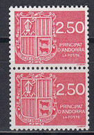 Andorra Fr. 1991 Definitives From Booklet 1v (pair)  ** Mnh (51012B) - Sonstige & Ohne Zuordnung