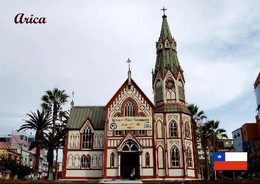 Chile Arica Cathedral New Postcard Insel Landkarte AK - Chili