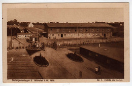 Militaria : Camp De Prisonnier 14-18 : Gefangenen.Lager 2 Münster : Entrée Du Camp - Autres & Non Classés