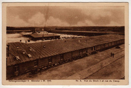 Militaria : Camp De Prisonnier 14-18 : Gefangenen.Lager 2 Münster : Vue Générale Du Block 2 - Altri & Non Classificati