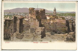 Delcampe - MALAGA LA ALCAZABA DORSO SIN DIVIDIR - Málaga