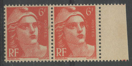 France (1945) N 721 (Luxe) Meches Reliees - Nuovi