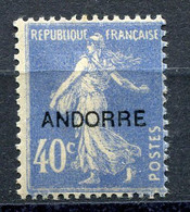 ANDORRE FRANCAIS N°11 * - Nuevos
