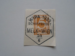 D175989  Austria  Postmark On Cut Cover - 5 Gr. Mit Sonderstempel WIPA SCHIFFSPOST MELK - WIEN 1933 - Altri & Non Classificati