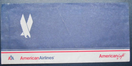 UNITED STATES USA AMERICAN EAGLE AIRLINE TICKET HOLDER BOOKLET VIP TAG LABEL LUGGAGE BUGGAGE PLANE AIRCRAFT AIRPORT - Mondo