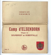 Camp D'ELSENBORN Villages De SOURBRODT Et ROBERTVILLE  Série D  Carnet Avec 10 Cartes Postales - Butgenbach - Buetgenbach