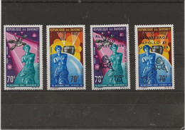 DAHOMEY - POSTE AERIENNE N° 71 ET 72 + N°107 ET 108 NEUF CHARNIERE-ANNEE 1968-69 - Neufs