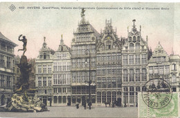 CPA - Anvers - Grand' Place , Maison Des Corporations ( Commencement Du XVI° Siècle ) Et Monument Brabo - Avelgem
