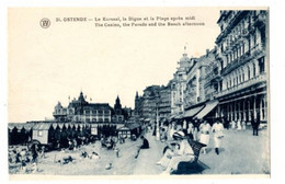 OOSTENDE - Le Kursaal - La Diguee Et La Plage Après Midi - Walschaerts 31 - Oostkamp