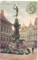 CPA - Anvers - La Statue Brabo - Avelgem