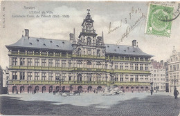 CPA - Anvers - L'Hôtel De Ville - Avelgem