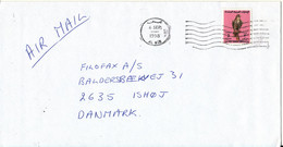 UAE  Abu Dhabi Cover Sent To Denmark Al Ain 6-9-1998 Single Franked - Abu Dhabi
