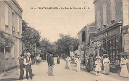 Chatelaillon         17         La Rue Du Marché             (voir Scan) - Châtelaillon-Plage