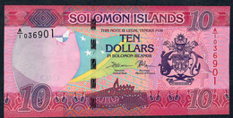 SOLOMONS ISLANDS P33 10 DOLLARS 2017 #A/1  Signature 8 UNC. - Isola Salomon
